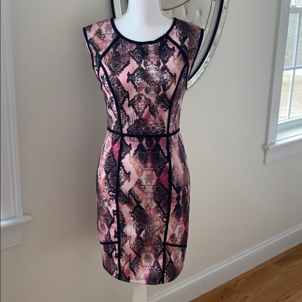 Snake print dress